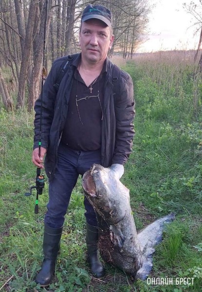Читатель: 45 кг! Вот такого огромного сома поймал житель Брестской области
Читатель: 45 кг! Вот такого огромного сома поймал житель Брестской области
