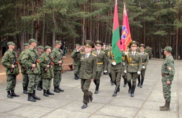 Присяга территориальных войск Кобринского района в лагере «Волна» Присяга территориальных войск Кобринского района в лагере «Волна»