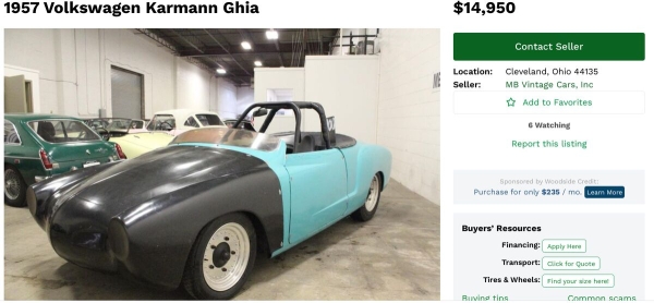 Porsche для домохозяек. Белорус рассказал о 48-летнем Volkswagen Karmann-Ghia Porsche для домохозяек. Белорус рассказал о 48-летнем Volkswagen Karmann-Ghia