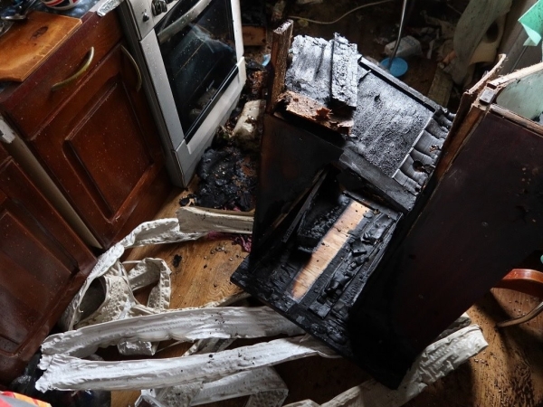 В Ганцевичах горела квартира в многоэтажке В Ганцевичах горела квартира в многоэтажке