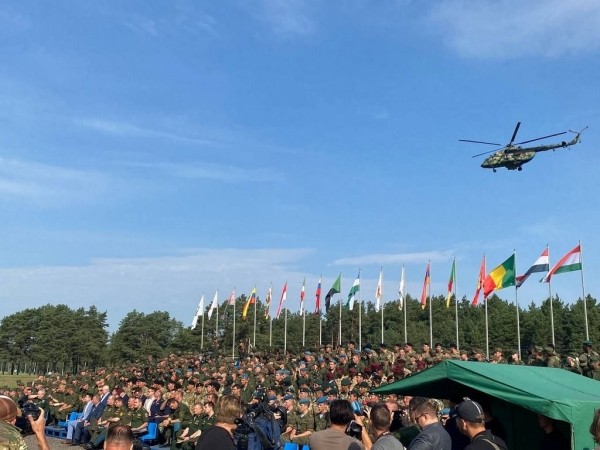 На полигоне под Брестом прошла церемония закрытия VIII Международных армейских игр