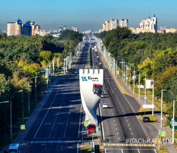 Въезд в Брест с высоты
Въезд в Брест с высоты