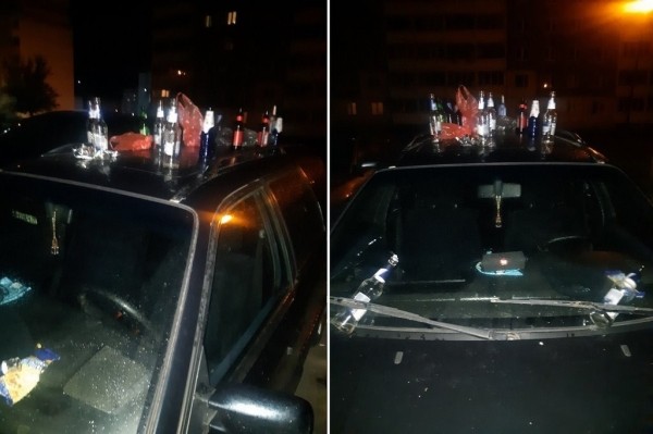 Машину жалко. Белорус нашел оригинальный способ наказать тех, кто мусорит Машину жалко. Белорус нашел оригинальный способ наказать тех, кто мусорит