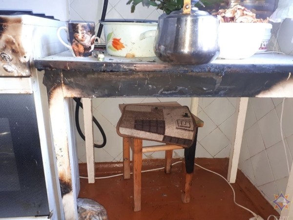 На 90-летней брестчанке загорелась одежда На 90-летней брестчанке загорелась одежда