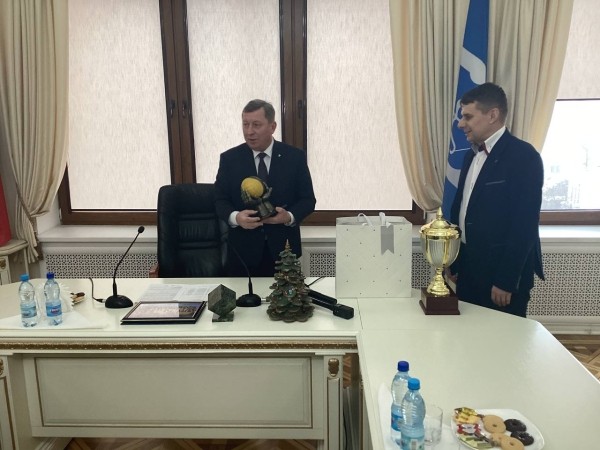 В брестском горисполкоме чествовали женскую волейбольную команду «Прибужье» В брестском горисполкоме чествовали женскую волейбольную команду «Прибужье»