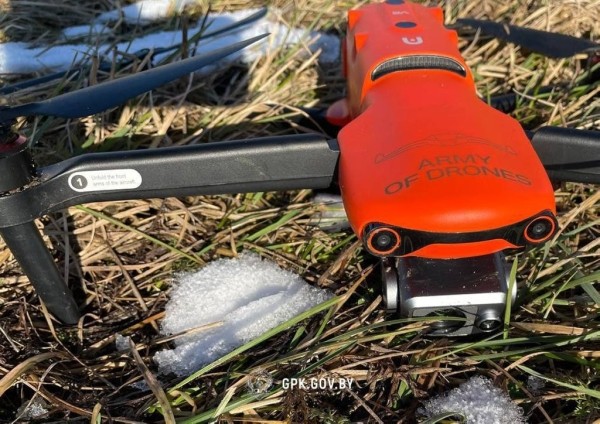 ГПК: пинские пограничники перехватили украинский беспилотник ГПК: пинские пограничники перехватили украинский беспилотник