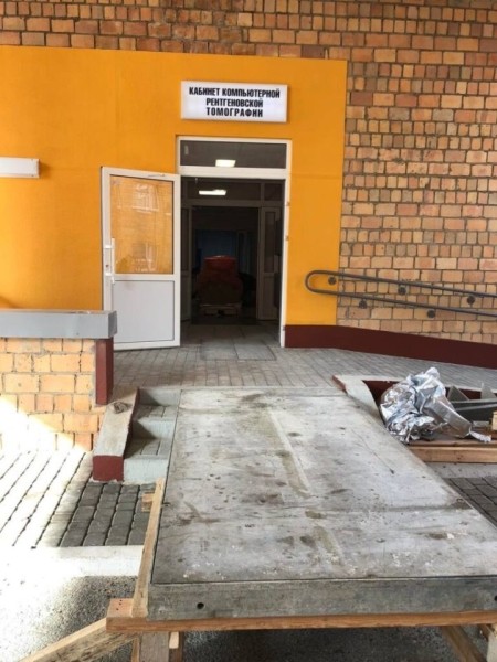 Компьютерный томограф установили в Ляховичской ЦРБ Компьютерный томограф установили в Ляховичской ЦРБ