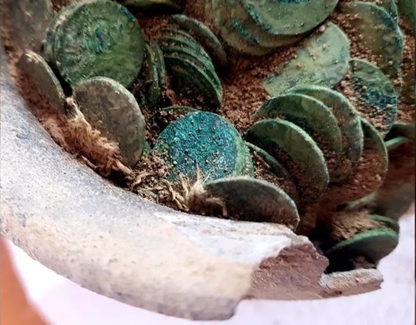 В Польше на ферме нашли клад из тысячи медных монет — им 400 лет В Польше на ферме нашли клад из тысячи медных монет — им 400 лет