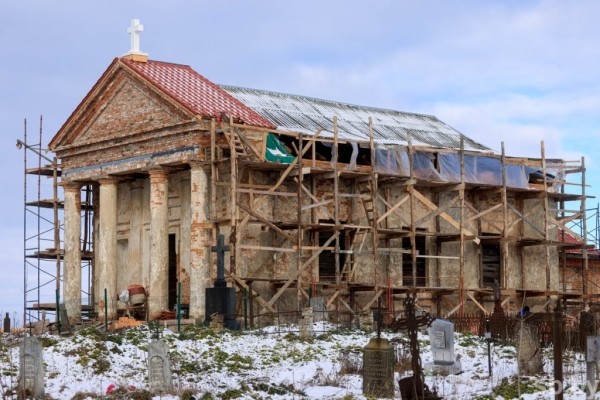 Реставрация каплицы святого Казимира в Ружанах