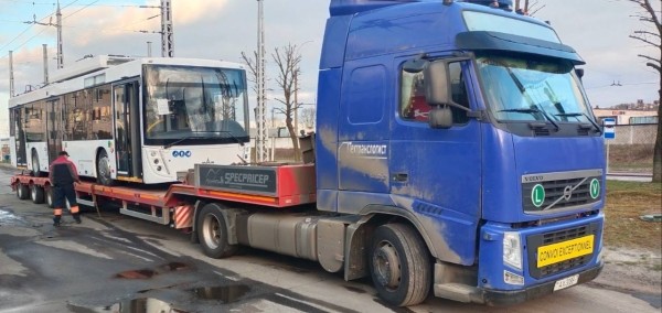 Три троллейбуса с автономным ходом прибыли в Брест Три троллейбуса с автономным ходом прибыли в Брест
