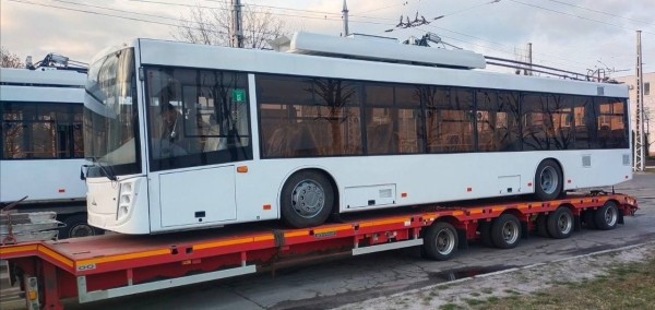 Три троллейбуса с автономным ходом прибыли в Брест Три троллейбуса с автономным ходом прибыли в Брест