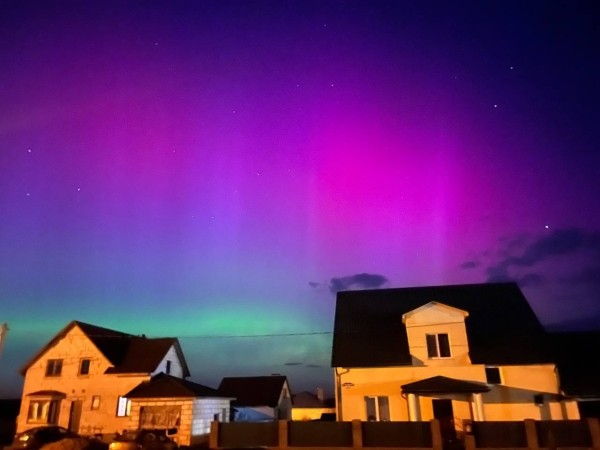 Полярное сияние в небе Беларуси. Очень красиво! Полярное сияние в небе Беларуси. Очень красиво!
