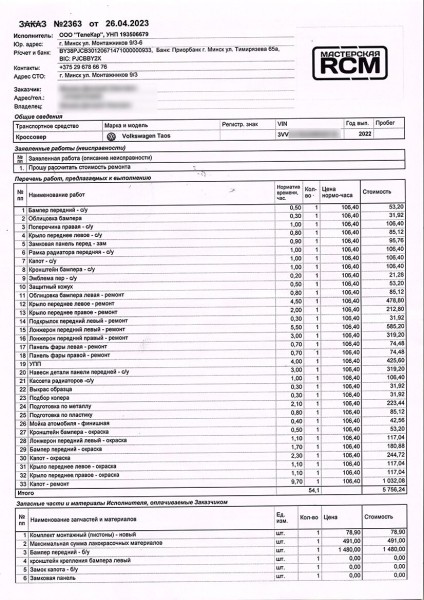Белорус заказал авто из США и серьёзно прогадал с ремонтом Белорус заказал авто из США и серьёзно прогадал с ремонтом
