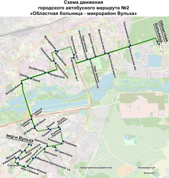 В Бресте изменяются маршруты автобусов № 2 и № 15В В Бресте изменяются маршруты автобусов № 2 и № 15В