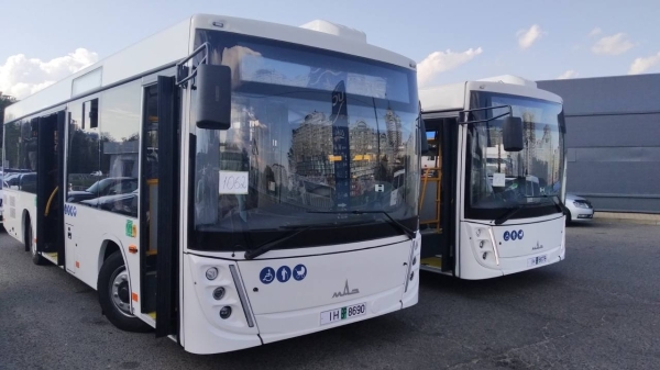 Два новых автобуса МАЗ в Бресте Два новых автобуса МАЗ в Бресте