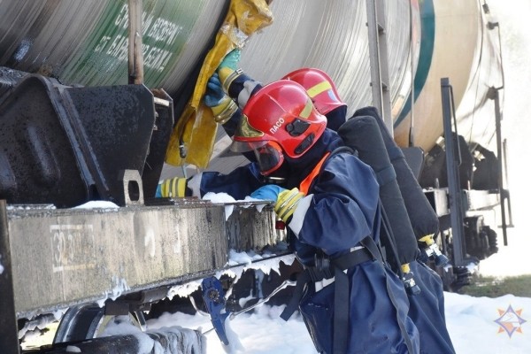 В Бресте прошли учения на железнодорожном транспорте В Бресте прошли учения на железнодорожном транспорте