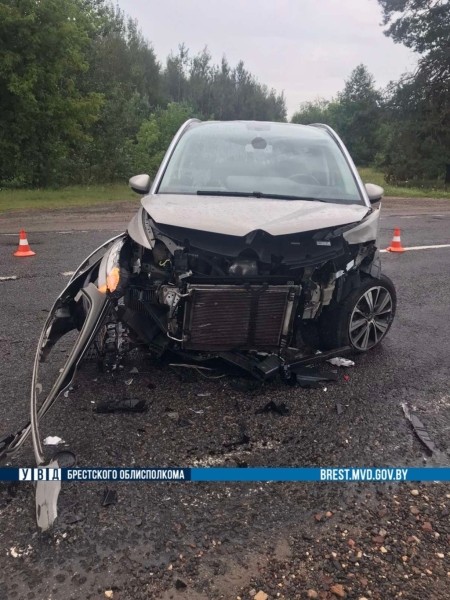 Результат небезопасного маневра в Пинском районе