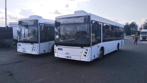 Два новых автобуса МАЗ в Бресте Два новых автобуса МАЗ в Бресте