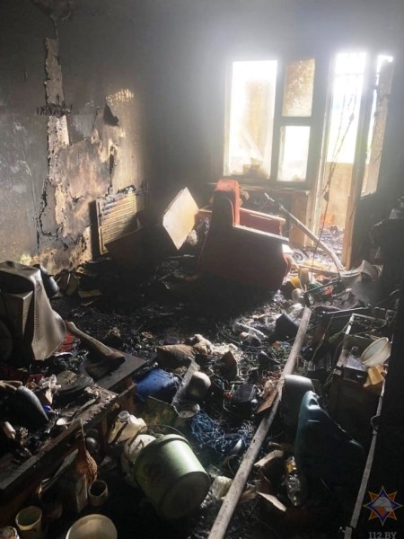 В Ивацевичском районе горела квартира В Ивацевичском районе горела квартира