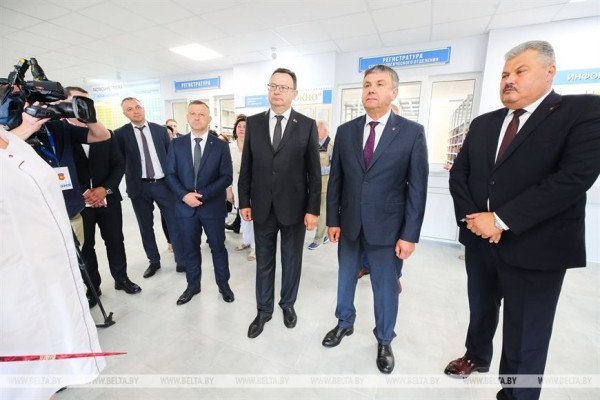 Обновленную поликлинику открыли в Ганцевичах Обновленную поликлинику открыли в Ганцевичах
