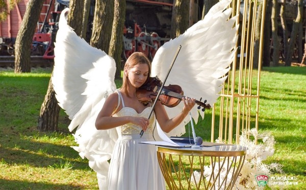 В Барановичах прошло эксклюзивное бракосочетание.