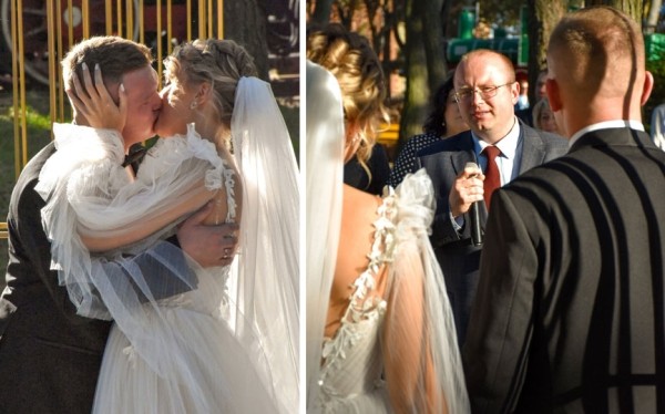 В Барановичах прошло эксклюзивное бракосочетание.