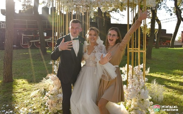 В Барановичах прошло эксклюзивное бракосочетание.