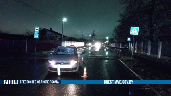 Водитель такси сбил пешехода в Барановичах Водитель такси сбил пешехода в Барановичах