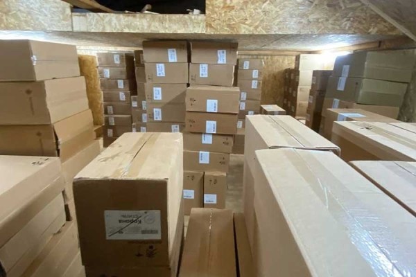 Крупную партию белорусских контрабандных сигарет нашли в России Крупную партию белорусских контрабандных сигарет нашли в России