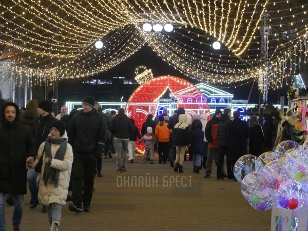 В Бресте встретили Новый 2024 год В Бресте встретили Новый 2024 год