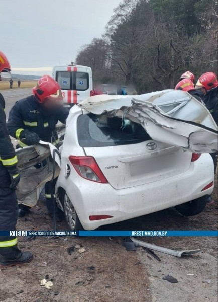 Житель Бреста погиб в ДТП