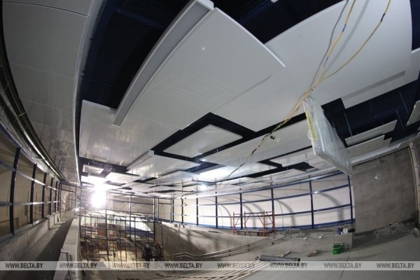 Светильники-облака и облицовка гранитом. Смотрите, как строятся новые станции третьей линии минского метро Светильники-облака и облицовка гранитом. Смотрите, как строятся новые станции третьей линии минского метро