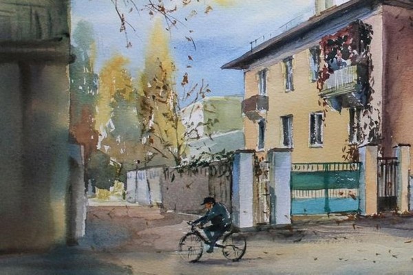 В Бресте открылась выставка «Где? Кто?» с изображениями уютных городских двориков В Бресте открылась выставка «Где? Кто?» с изображениями уютных городских двориков