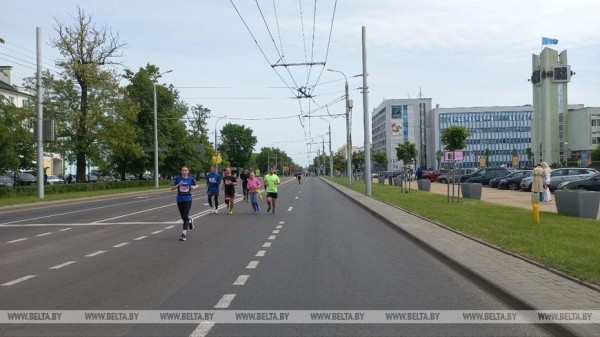 Брестчане вышли на старт забега «Первых» Брестчане вышли на старт забега «Первых»