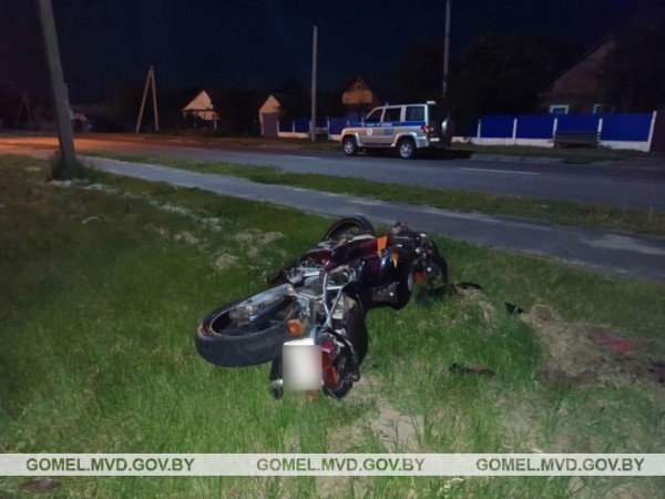 В Жлобине разбился 24-летний мотоциклист