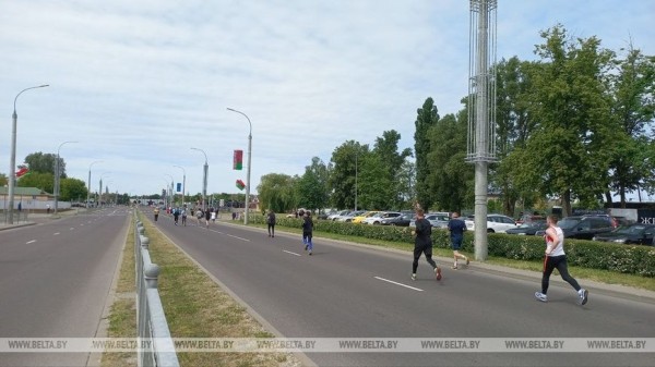 Брестчане вышли на старт забега «Первых» Брестчане вышли на старт забега «Первых»
