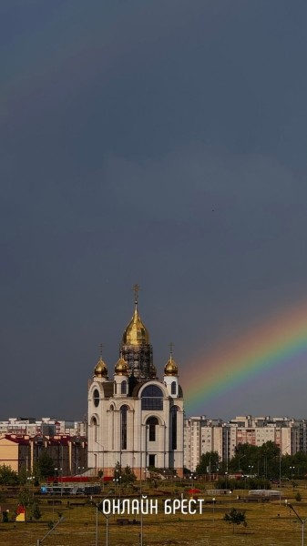 Так сегодня накрыло Брест! Красивая подборка фото и видео